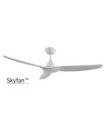 SKYFAN - 60"/1500mm Glass Fibre Composite 3 Blade DC Ceiling Fan - White - Indoor/Covered Outdoor  - SKY1503WH
