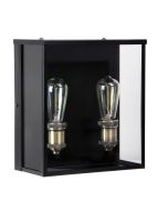 OAKLAND 2 Hamptons Style Outdoor Twin Wall Sconce - SL64909BK