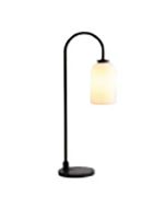 ARLINGTON TABLE LAMP MATT BLACK / OPAL - SL93311BK