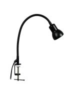 SCOPE Black Adjustable Gooseneck Clamp Lamp Black - SL98431BK