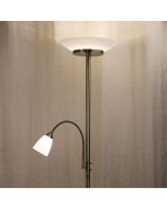 SIENA LED Mother and Child floor lamp 3 colours to choose from - -Antique Brass