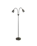 STAN TWIN FLOOR LAMP BRUSHED CHROME - SL98822BC
