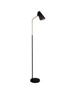 PERFO FLOOR LAMP BLACK & BRASS FLOOR LAMP - SL98833AB