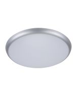 Solar 35 Watt Slimline Dimmable Round LED Ceiling Light Silver / Warm White - 20910	