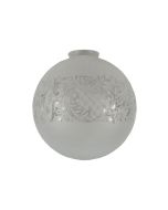 10" Sheffield Sphere Glass - French Etched