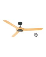 SPYDA - 56"/1400mm Fully Moulded PC Composite 3 Blade Ceiling Fan in Bamboo - Indoor/Outdoor/Coastal SPY1423NBAM Ventair