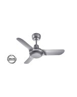 SPYDA - 36"/900mm Fully Moulded PC Composite 3 Blade Ceiling Fan in Titanium - Indoor/Outdoor/Coastal SPY903TI Ventair
