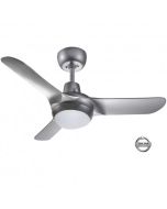 Spyda 900mm Fully Moulded Polycarbonate Composite 3 Blade Ceiling Fan True Spin Technology motor 20 watt Tri colour dimmable LED light SPY903TI-L