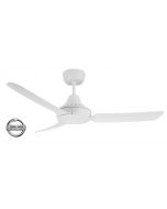 STANZA - 48"/1220mm Glass Fibre Composite 3 Blade Ceiling Fan - White - Indoor/Covered Outdoor  - STA1203WH