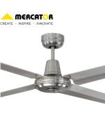 1320mm (52") Swift 316 Marine Grade 3 Or 4 Blade Metal Ceiling Fan Stainless Steel FC010134SS Mercator Lighting