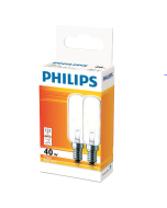 2-Pack PHILIPS Tubular Rangehood Lamp T25 40W 240V SES - 925350444480