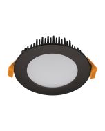 Tek 10 Watt Dimmable Round LED Downlight Black / Tri Colour - 20620	