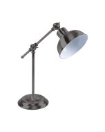 TINLEY-DL DESK LAMP 1 XE27 240V ANTIQUE CHROME 22526