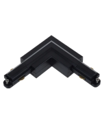 Track Connector L-piece Black Left TRK1BLCON3L