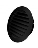 Manrose Round Fixed External Louvered Grilles V100RDGBL