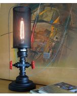 CLA LIGHTING VENETO SERIES TABLE LAMP 1*ES 60W BLK IRON D150mm x 480mm VENETO-T1