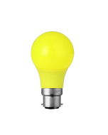 Colour 5W Yellow GLS LED Light Bulb (B22) Party Globes